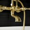 Kingston Brass AE551T7 7-Inch Wall Mount Tub Faucet with Hand Shower, Brushed Brass AE551T7 - alternate 2